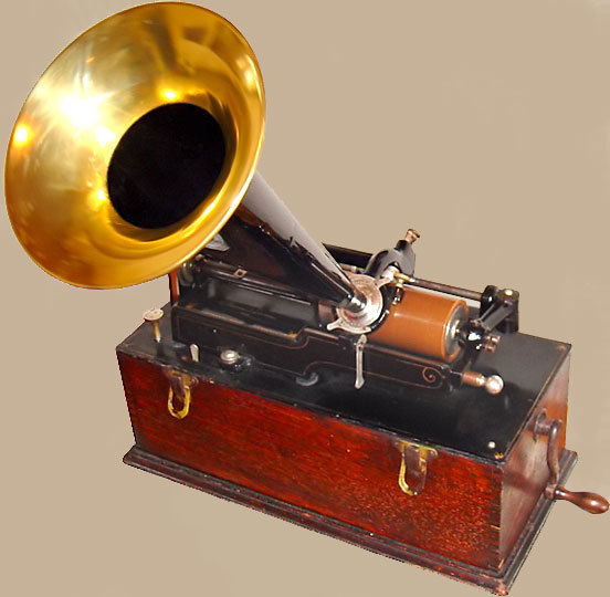 Edison Wax Cylinder Phonograph